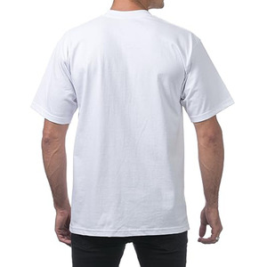 Camisetas de algodón personalizadas blanco liso a granel en blanco serigrafiado camisetas al por mayor de verano de alta calidad camiseta para hombres - Product Image 4