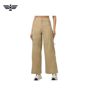 Premium Women's Mid Waist Wide Leg Straight Pants | Regular Fit Utility Trousers | Winter Washed Casual & Streetwear - Product Image 3