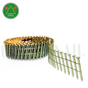 Clavos de bobina industriales de 1-1/4 ", 350 clavos por bobina, 40 bobinas por caja, tipo liso/vástago, a cuadros, apilados por expertos, envueltos óptimos - Product Image 6