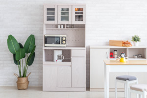 Knock Down Modern Design Particle Board/MDF <b>Paper</b> <b>Laminated</b> (or PVC) Door & Drawer Base Kitchen Storage Cabinet - Product Image 5