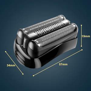 Cabezales de Repuesto para Afeitadora Eléctrica, Cuchillas Triples y Dobles para Afeitar la Cara, Lavables - Product Image 1