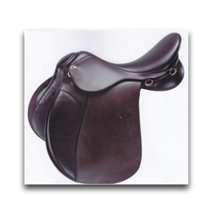 Silla de montar de cuero de diseño personalizado RES-19 para salto y equitación, equipo para uso ecuestre al aire libre. - Product Image 2
