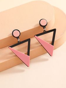 Pendiente de resina en forma de corazón de diseñador casero de nuevo estilo para mujeres y niñas colección de artículos de artesanía de moda de lujo - Product Image 3