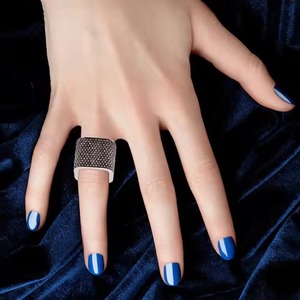 3.05 Carat Natural Black Diamond Pave Band in 14k White Gold , Hip Hop Style Black Diamond <b>Ring</b> for <b>Men's</b>,Diamond <b>Ring</b> for <b>Men</b> - Product Image 4