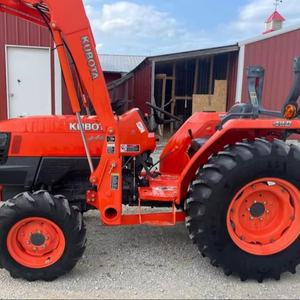 Para Tractor de Ruedas Mini L4400 45HP 4WD con Transmisión por Engranajes, Cargador Frontal y Retroexcavadora, Nuevo, Motor de 4 Tiempos, Herramientas de Jardín de Acero - Product Image 5