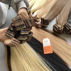Extensiones de Cabello de Largo Prolongado de Hasta 40'' a Precio de Mayoreo, Color Personalizado, Extensiones de Cabello con Cinta Adhesiva, Grado 12A, 40 Piezas/100g - Product Image 2