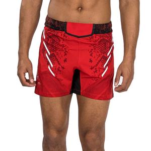 Short MMA en satin de haute qualité Unisexe Logo personnalisé imprimé Stretch Respirant Grappling Tenue d'entraînement sportif Service OEM - Product Image 1