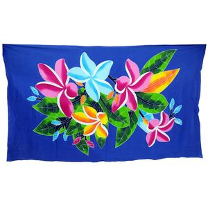Sarongs hawaïens peints à la main en rayonne de qualité supérieure, paréo, vente en gros personnalisée, vêtements de plage, couverture, îles du Pacifique, HPBU050-02-200 - Product Image 1
