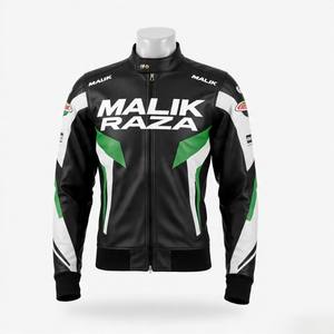 Fabricant bas quantité minimale de commande veste de moto en cuir personnalisée | Fournisseur d'or marque privée en gros | Prêt Tech Pack personnalisé - Product Image 1