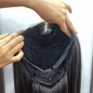 Vente de Noël 2025 Perruque en cheveux naturels, cuticules alignées, sans nœuds, sans perte, cheveux vietnamiens, lisses et soyeux, extensions de cheveux - Product Image 4