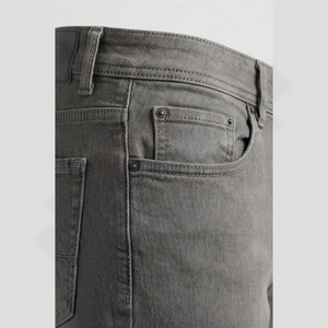 Pantalones Vaqueros de Mezclilla de Algodón Lavado de Peso Medio, Corte Slim Fit, Cintura Elástica Cómoda, Corte Regular para Hombre, Venta al Por Mayor OEM, 2025 - Product Image 5