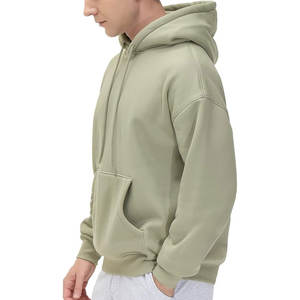 Vente en ligne sweat à capuche en coton mélangé avec logo personnalisé conception de base pour l'hiver meilleure vente nouvelle arrivée de vêtements pour hommes sweats à capuche - Product Image 5