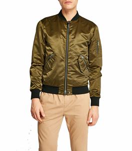 Customized Men's Bomber Zip Up Satin Bomber <b>Jacket</b> Casual Fall Winter <b>Pilot</b> Flight Bomber <b>Jacket</b> and Coats Outwear for Men - Product Image 4