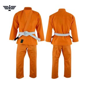 Ensemble uniforme de judo brodé sur mesure OEM de haute qualité 100% coton, séchage rapide, léger, respirant, unisexe, Pakistan - Product Image 1