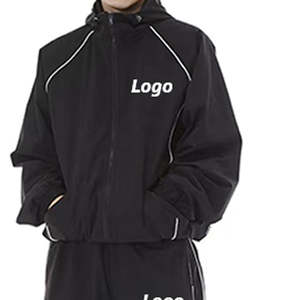 2024 haute qualité hommes Nylon survêtement imperméable léger coupe-vent Jogging survêtement ensemble avec Logo fonction - Product Image 5