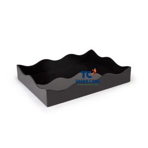 Precio barato LACQUER TRAY Bandeja hecha a mano de Vietnam en estilo de laca elegante para decoración del hogar e ideas de regalo de lujo - Product Image 2