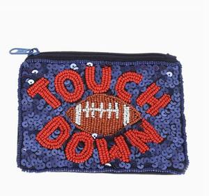 Bolsos de Fiesta Elegantes para Mujer, Bolso de Mano de Satén con Cuentas, Color Camel en Oasis, Monedero con Cuentas Coloridas - Product Image 1