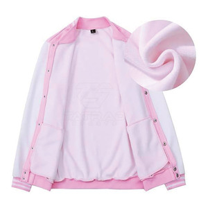 Chaqueta Universitaria de Punto Personalizada y Cómoda para Mujer, Mangas Largas, Transpirable, Resistente al Viento, Ecológica, Chaqueta de Invierno - Product Image 4