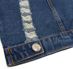 Oem Premium 2025 Nouveau Gilet en jean slim rétro de haute qualité pour hommes Gilet en jean sans manches Gilet en jean décontracté - Product Image 6