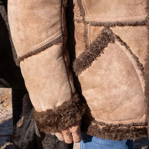 <b>Vintage</b> Men's Canvas Winter <b>Jacket</b> with Stand Collar Custom Logo Front Breathable & Heated Design - Product Image 5