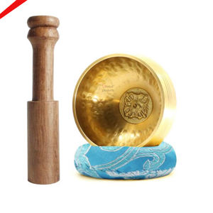 Cuenco tibetano redondo superventas con Mazo y cojín - Product Image 4