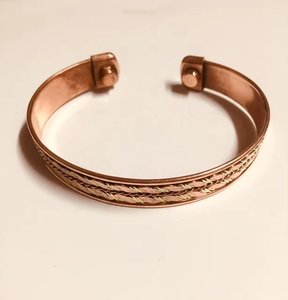 Hot Selling Premium Quality Custom Size Designer Smooth Alloy Copper Cuff Bracelet at Wholesale Manufacture in Reasonable Price