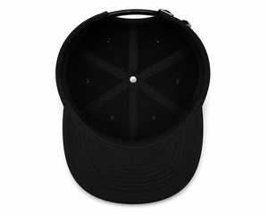 Casquette Snapback Noire Personnalisée à 5 Panneaux avec Logo Brodé en Relief 3D, en Polyester/Coton de Haute Qualité, Unisexe, pour le Sport, le Cyclisme, et la Mode Y2K - Product Image 5