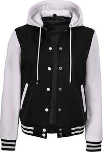 Chaqueta Universitaria de Alta Calidad para Mujer, Transpirable, 100% Algodón con Capucha, Elegante, Satén Liso Teñido, Impermeable - Product Image 3