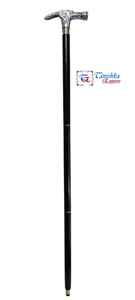 Dragon Head Designer Antique Style Handle Handmade Silver-Plated Aluminum Wooden Walking Stick <b>Cane</b> Vintage Nautical 93cm - Product Image 4