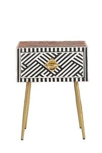 Console en incrustation d'os, table en incrustation d'os écologique - Product Image 4