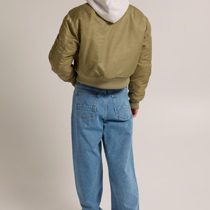 Chaqueta Bomber para Mujer, Personalizable al por Mayor, Transpirable, con Acabado Elegante, Tallas Grandes, Invierno, Secado Rápido, Diseño con Cremallera, Teñido Liso - Product Image 3