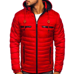Veste d'hiver pour hommes Doudoune en coton à capuche Taille Plus Vestes streetwear surdimensionnées pour vêtements d'extérieur pour hommes - Product Image 4