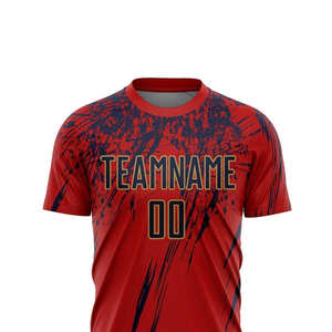 Soccer Training Wear Premium Quality Custom Heat-Transfer Soccer Uniform Custom Logo Soccer Jersey Set 100% Polyester Windproof - Product Image 5