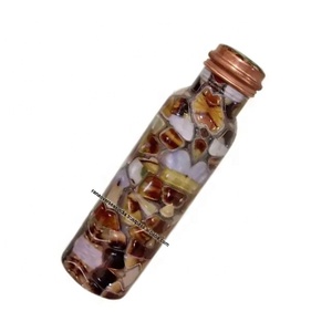 ขวดน้ำดื่มทองแดงบริสุทธิ์ป้องกันการรั่วซึมภาชนะทองแดงมีประโยชน์ต่อสุขภาพสำหรับใช้ในบ้านสำนักงานและใช้ในการเดินทาง - Product Image 2