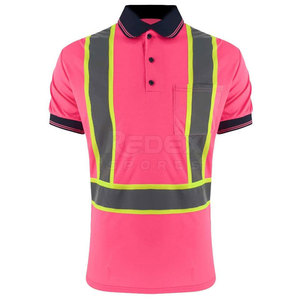 Polo de seguridad en el trabajo de alta visibilidad, camisas de seguridad para hombres hechas en Pakistán, ropa de trabajo reflectante, polos de seguridad - Product Image 1