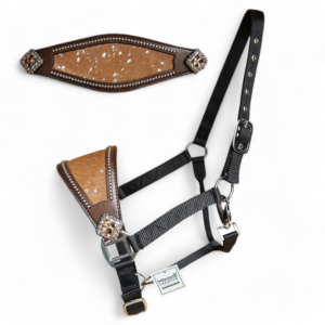 OEM usine exportation personnalisable Bronc équitation sangle de cheval licou véritable acide lavage cheveux cuir directement du fabricant - Product Image 1