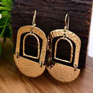 Boucles d'oreilles délicates en or-boucle d'oreille-boucle d'oreille sirène-bijoux de boucle d'oreille faits à la main kylin - Product Image 4