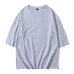 เสื้อยืดเปล่าคุณภาพสูงขายส่ง พิมพ์โลโก้ตามสั่ง เสื้อยืดผ้าฝ้าย 100% สำหรับทุกเพศ เสื้อยืดผู้ชายไซส์ใหญ่ - Product Image 5