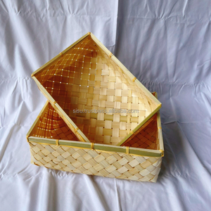 Vietnamese-made Eco-friendly Natural Bamboo Pet House & Furniture Decor Handicraft <b>Basket</b> & Home Products - Product Image 1