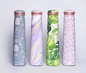 Bouteille d'eau en cuivre imprimé Design Bouteille d'eau en cuivre standard pour le bureau avec des avantages pour la santé par les exportations mondiales - Product Image 1