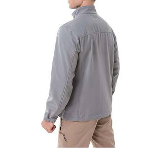 Veste Softshell pour homme pour la randonnée, le camping, l'aventure, imperméable, en toile respirante, style course à pied, poche décorative - Product Image 3