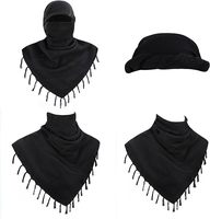 Grosir Syal Wajah Shemagh Gurun Arab Kustom untuk Pria Wanita Pola Solid 100% Katun Kanvas Bernapas untuk Penggunaan Sehari-hari di Luar Ruangan.