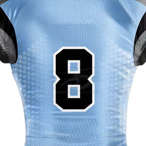 Nueva Camiseta de Fútbol Americano Personalizada de Manga Corta, Transpirable, Talla Grande, para Hombre - Product Image 4