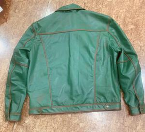 Chaqueta de Motociclista de Cuero para Hombre, Precio de Fábrica, Chaqueta Bomber de Cuero con Cuello Impermeable, Estilo Urbano, Gran Venta - Product Image 3