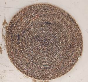 Mantel Individual de tejido de jacinto de agua trenzado Natural lavable reutilizable estilo tradicional manteles para banquete en casa antideslizante para - Product Image 2