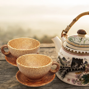 ถ้วยน้ำชาไม้มะพร้าวที่เป็นมิตรกับสิ่งแวดล้อม-ถ้วยชาและกาแฟสำหรับการใช้ชีวิตแบบไม่มีขยะ | หัตถกรรมธรรมชาติผลิตจากเวียดนาม - Product Image 3