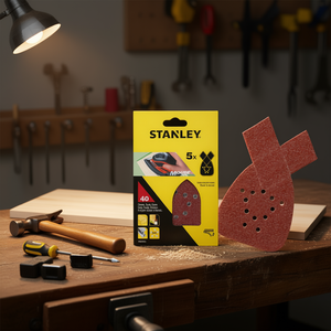 แผ่นขัดกระดาษทรายแบบแปะติดสำหรับเครื่องขัด Stanley Multipack - Product Image 3