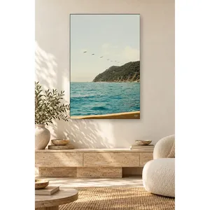 Impression sur toile Fida Turquoise Sea and Green Headland - Product Image 1