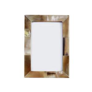 Marco de Fotos Rectangular Hecho a Mano de Cuerno de Búfalo y MDF Ecológico de la Mejor Calidad con Acabado Pulido para Uso en Mesa - Product Image 3