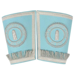 ถุงมือหนังคู่อัศวินเมโซนิคเทมพลาร์เย็บปักด้วยเครื่องราชกกุธภัณฑ์ - Product Image 5